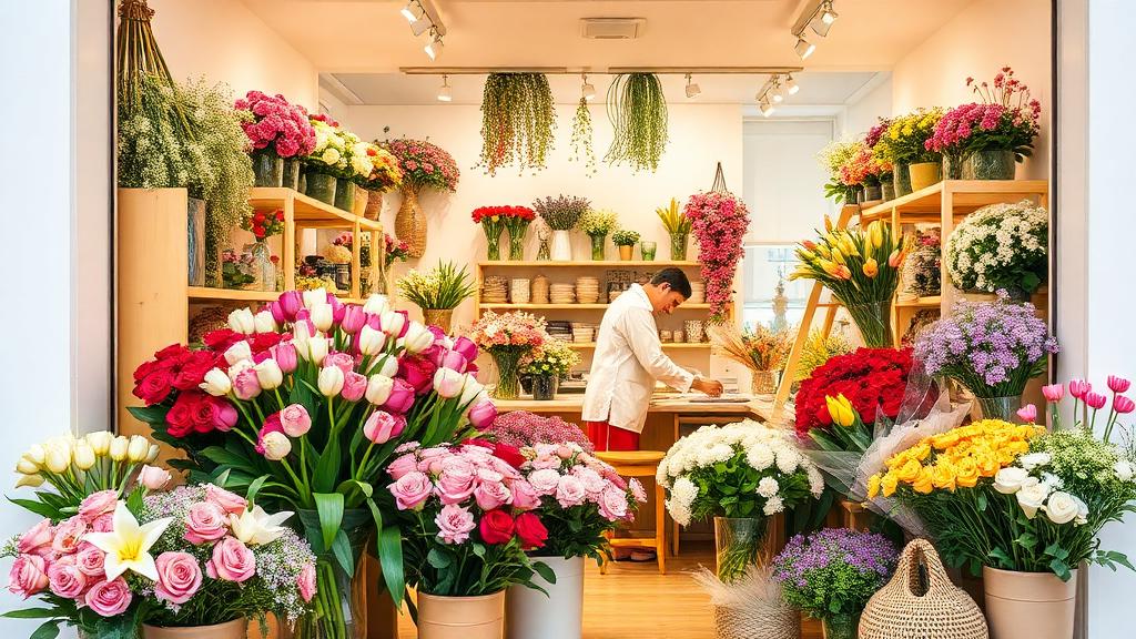 Blumenladen Website mit Online-Shop und Lieferservice