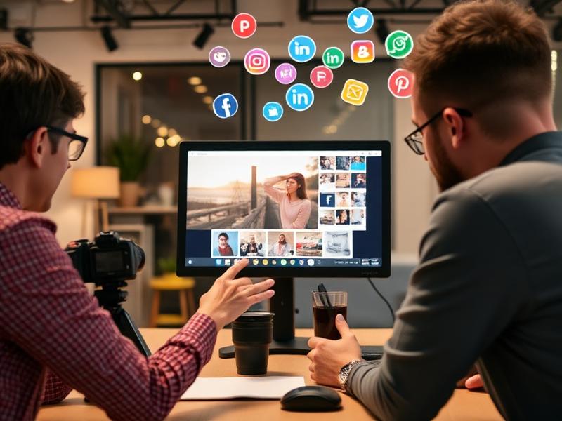 Social Media Agentur Wien – Instagram und Facebook Marketing Team bei der Content-Erstellung